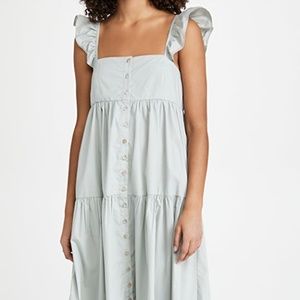 En Saison Tiered Midi Dress